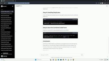 python pandas combine multiple csv files