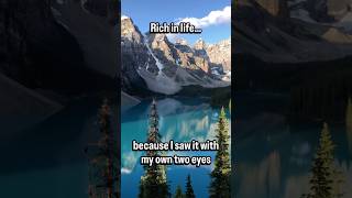 Moraine Lake in Banff Looks Like a Dream in Real Life #nature #travel #adventureawaits