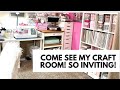 Come see my craft room craft room tour