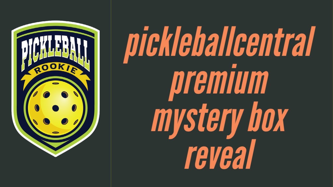 Pickleball Central Mystery Box Premium Edition Unboxing YouTube