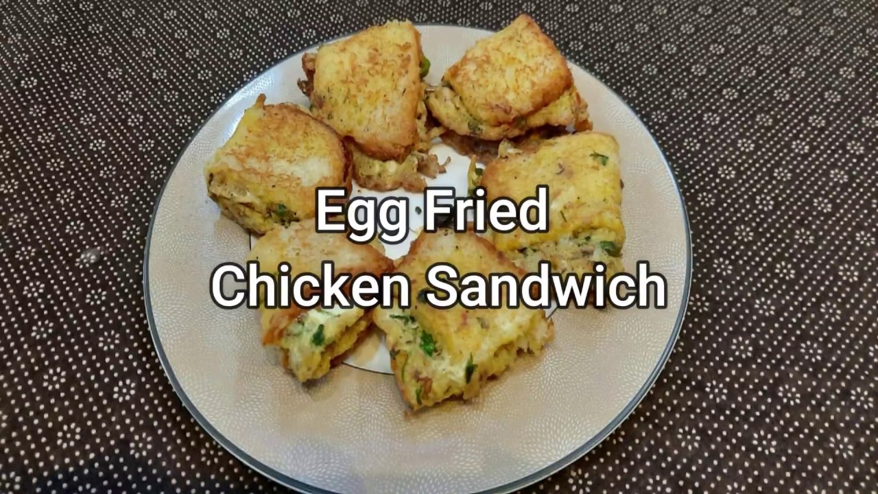 Egg Fried Chicken Sandwich I Spicy Sandwich I Fried chicken sandwich I ...