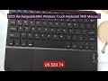 2025 Rechargeable Mini Wireless Touch Keyboard With Mouse For... — Amazing Value 2026 | Must Have!