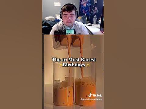 Top 10 Most Rare Birthdays 🎂 #shorts - YouTube