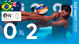 Thumbnail for JOGO COMPLETO: VÔLEI DE PRAIA FEM.: BRASIL X AUSTRÁLIA | OITAVAS | OLIMPÍADAS PARIS 2024