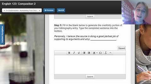 ENG 123 Annotating your sources