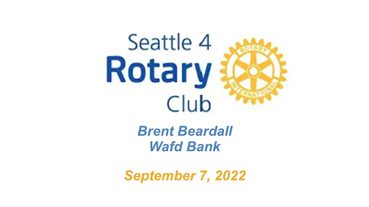 Rotary Program 9-7-2022, Brent Beardall, Wafd Bank