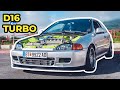 Building a turbo d series honda civic eg in 4 minutes