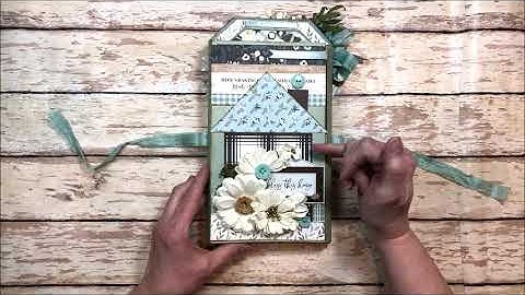 Button Farm Club Carta Bella Home Again Altered Etcetera Tag and Folio