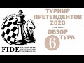 Шахматы. Турнир Претендентов 2020: ОБЗОР 6 ТУРА