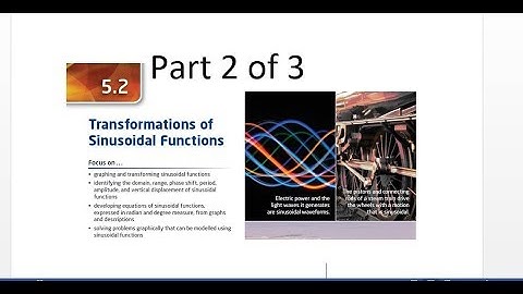 PC 30 5.2 Graphing Sine and Cosine #2 of 3