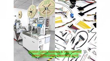 Lắp ráp cáp Nhà máy Corning Hệ thống cáp quang Trình kết nối nhà sản xuất Submersible LCD LVDS (30 P