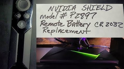 Easy NVIDIA SHIELD OLD SCHOOL REMOTE BATTERY REPLACEMENT