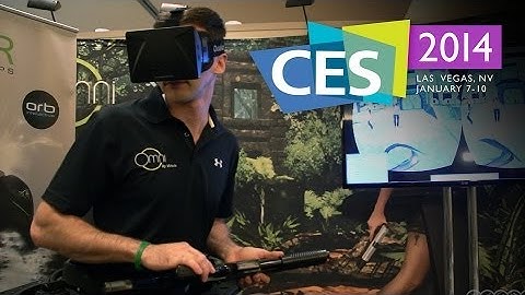 Oculus Rift + Virtuix Omni Treadmill = Holodeck - CES 2014