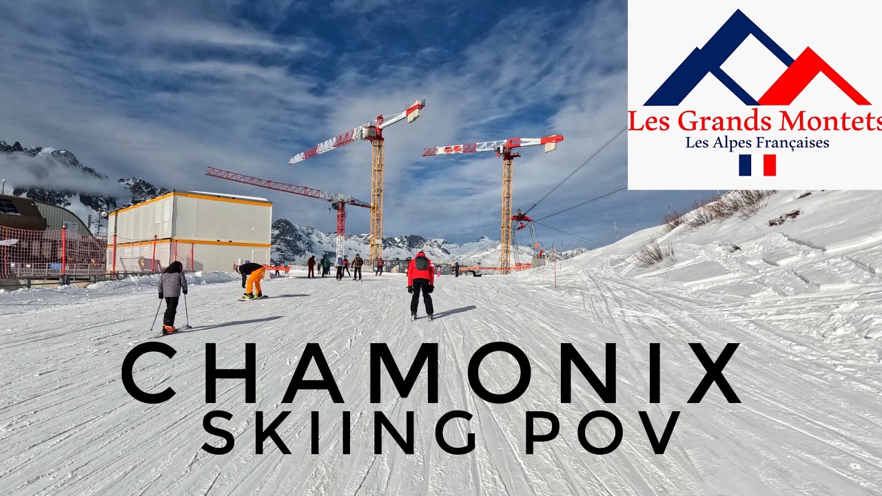 Grands Montets Skiing 2026 | Chamonix French Alps | POV Skiing Grands Montets