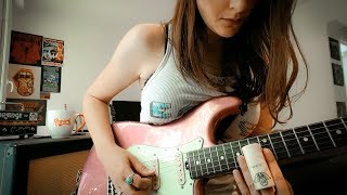 Video thumbnail of "Rolling Stones time! Riffing on Gimme Shelter with my Bacchus BST-650"