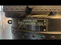 High altitude Canberra aircraft camera