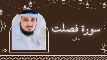 سورة فصلت مكررة القارئ فارس عباد