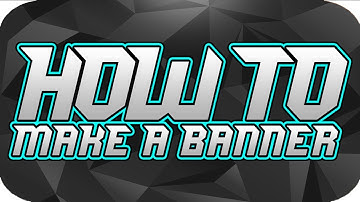 How To Make A YouTube Banner With Photoshop CS6/CC! | 2017 Photoshop Tutorial