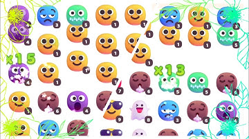 EMMO- Emoji Merge Game (Android, iOS) All Levels - Part 1 Full Gameplay No Ads !!