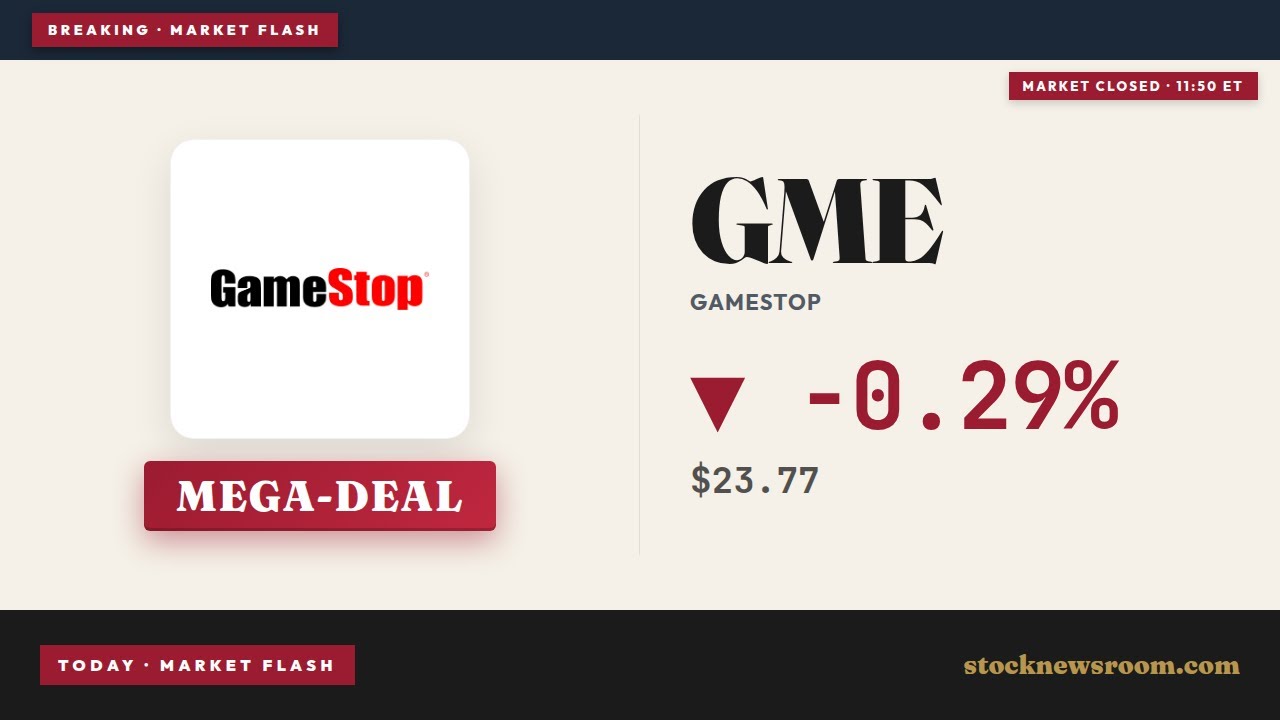 GameStop Acquisition Shock: $55.5B eBay Bid Under Fire