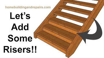 How To Add Risers To An Old Stairway - Building Code Safety And Home Remodeling Ideas
