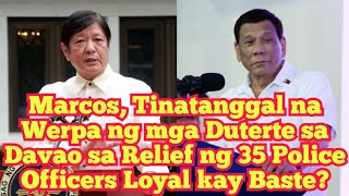 PNP, Ni-Reject Kagustuhan ni Baste Ibalik sa Davao 35 PNP Officers Niya; PNP, Nilkekturan si Baste?