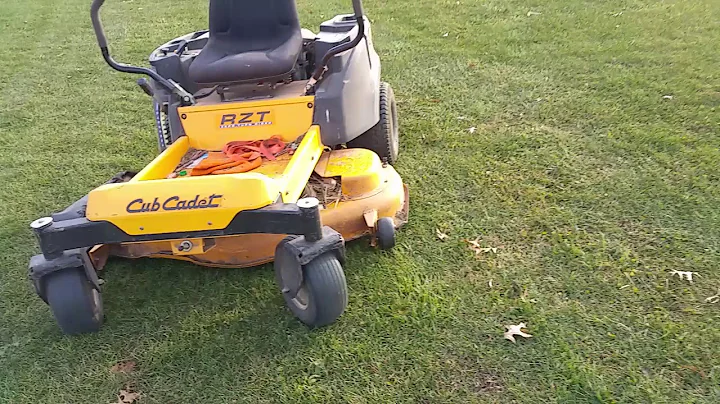 2012-2013 Cub Cadet Rzt zero turn mower rewiew