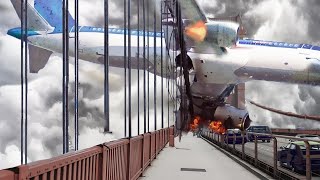 Emergency Landings On The Bridge - Airplane Crashes & Unplanned Landings! Besiege plane crash