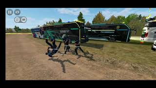 ENJOY AT STOP DURING RIDE | NIGHTHAWKS | BUS SIMULATOR INDONESIA | BUSSID screenshot 4