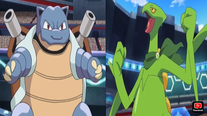 [Pokemon Battle] - Blastoise Vs Sceptile