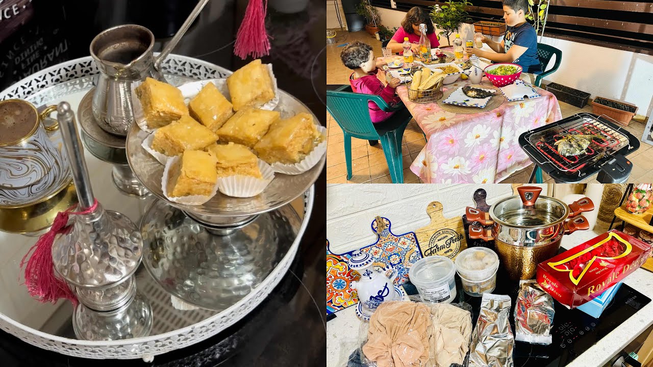 روتين يوم الأحد 🫶عديت معاكم نهاري كامل بكل طاقة إيجابية ، وريتكم شنوة جاني من تونس 🇹🇳مشوى في البلكون