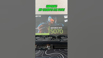 GIGABYTE RTX 5070 UNBOXING AND INSTALL! | #rtx5070 #5070 #nvidiagpu #pcbuild #unboxingvideo #1440p