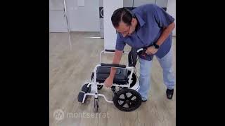 Cadeira Higiênica Flex em Aço Carbono Cromado DY02604LJ46  Montserrat
