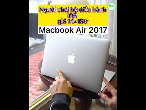 Người chơi hệ điều hành iOS với MacBook Air 2017 #Shorts