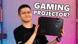 Is this ACTUALLY viable?! Acer Predator GD711 gaming projector test!