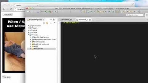 Show Hide Tutorial Without JQuery