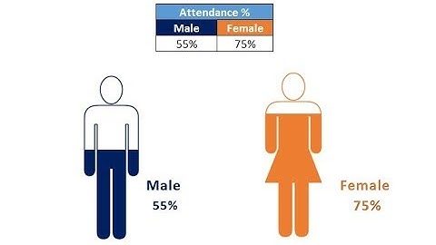 Male and Female Info-graphics in Excel