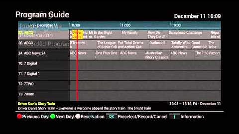 TF-T6211 Program Guide