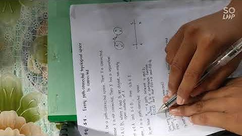 Path Connectedness (Prop 5.4 by Ivan Kachatourian)