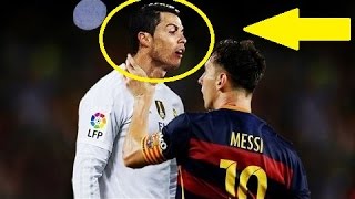 CRISTIANO RONALDO vs LIONEL MESSI ● FIGHTS & BRAWLS ● WILD MOMENTS ● 2017 HD