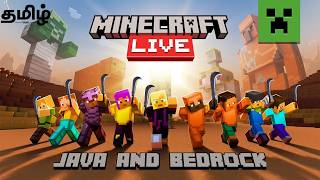 minecraft live tamil cross play java and bedrock