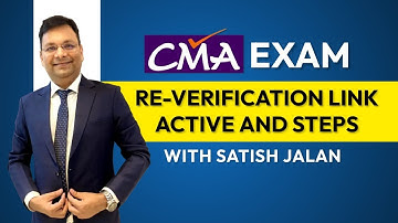 CMA Exam Re Verification Window Open | CMA Inter | CMA Final