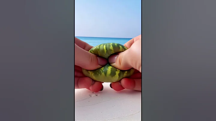 Crunchy Watermelon Squish on the Beach