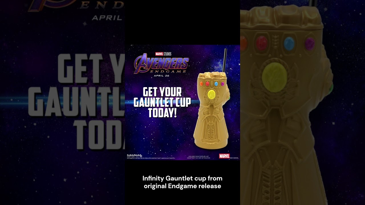 Avengers Endgame Re-Release Gets NEW Popcorn Buckets?! - YouTube