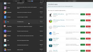 Ubuntu Snap Store (Git) Vs GNOME Software 3.34 (Git) screenshot 2