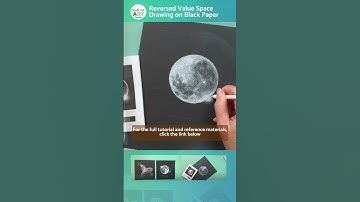 Part 6 of 7: Reverse Value Drawing Tutorial | Black Paper Drawing High School Art