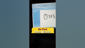 Ms Word me mouse 🖱️ka symbol kaise banaye || #mswordshortcutkey #msword #shorts