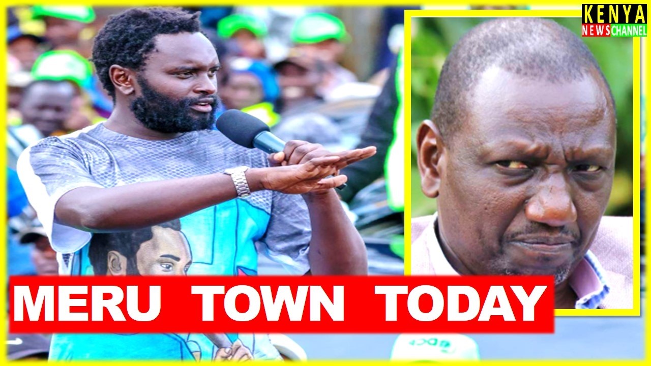 THIS MAN😂 Fearless Senator Methu Deconstructs Ruto badly with Gachagua and Kalonzo at Meru Town