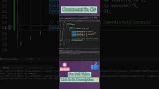 Comments C# in Hindi/Urdu