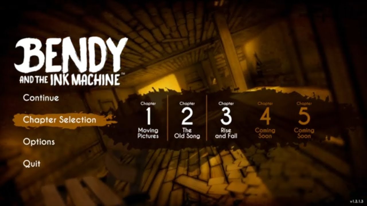 Bendy And The Ink Machine Chapter 3 Beta No Commentary - YouTube